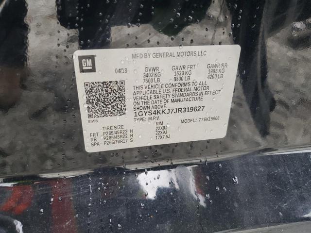 1GYS4KKJ7JR319627 - 2018 CADILLAC ESCALADE ESV PLATINUM 黑色 照片 13