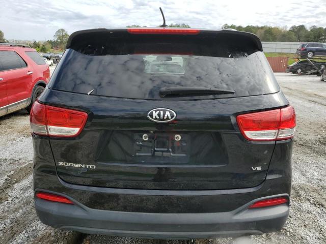 5XYPG4A50HG209210 - 2017 KIA SORENTO LX BLACK photo 6