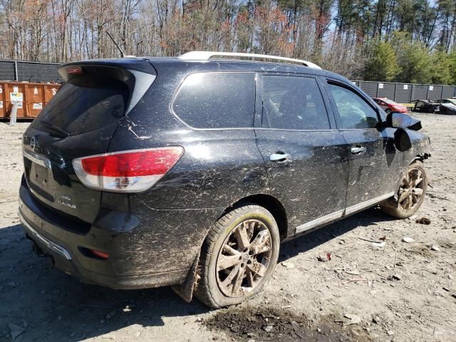 5N1AR2MM3EC645472 - 2014 NISSAN PATHFINDER S BLACK photo 3