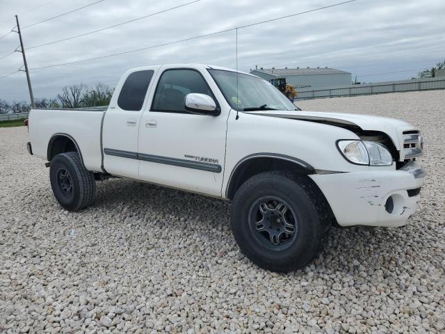 5TBRN34133S434159 - 2003 TOYOTA TUNDRA ACCESS CAB SR5 WHITE photo 4