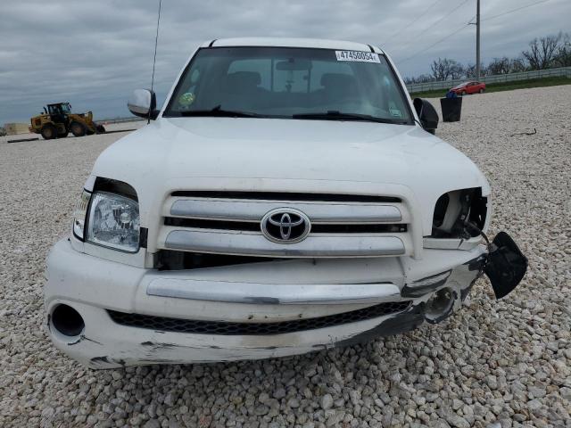 5TBRN34133S434159 - 2003 TOYOTA TUNDRA ACCESS CAB SR5 WHITE photo 5