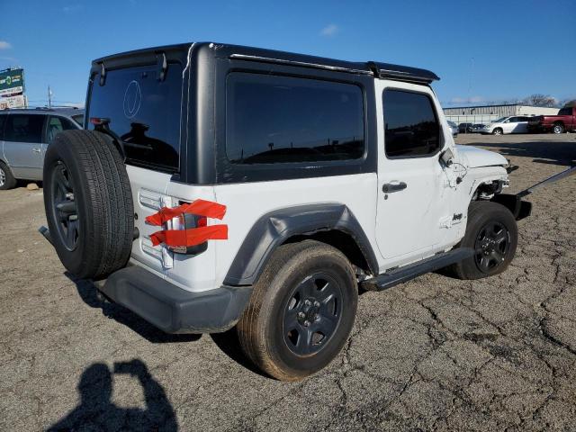 1C4HJXAG8PW667698 - 2023 JEEP WRANGLER SPORT WHITE photo 3