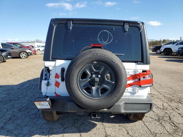 1C4HJXAG8PW667698 - 2023 JEEP WRANGLER SPORT WHITE photo 6