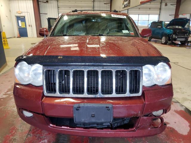 1J8HR58288C224342 - 2008 JEEP GRAND CHER LIMITED RED photo 5