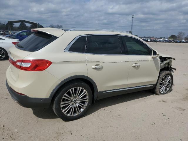 2LMPJ6LR0JBL41634 - 2018 LINCOLN MKX RESERVE Բեժ լուսանկար 3