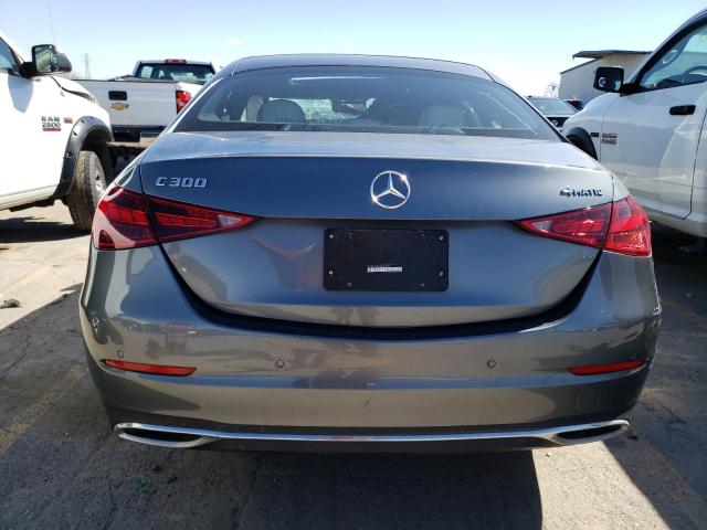 W1KAF4HB2NR008996 - 2022 MERCEDES-BENZ C 300 4MATIC GRAY photo 6