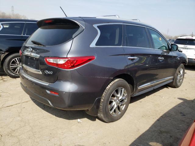 5N1AL0MMXEC519499 - 2014 INFINITI QX60 GRAY photo 3