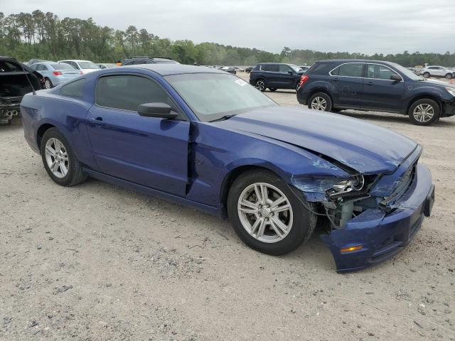 1ZVBP8AMXE5281039 - 2014 FORD MUSTANG BLUE photo 4