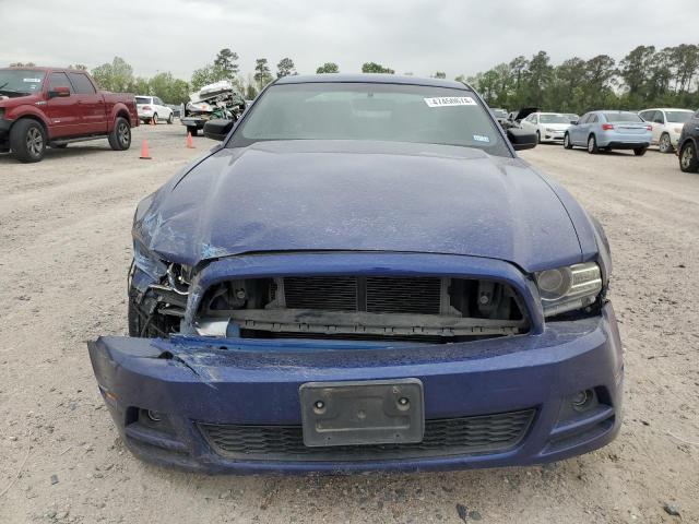 1ZVBP8AMXE5281039 - 2014 FORD MUSTANG BLUE photo 5