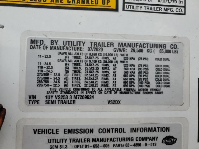 1UYVS2533M7269624 - 2021 UTILITY TRAILER Ağ foto 10