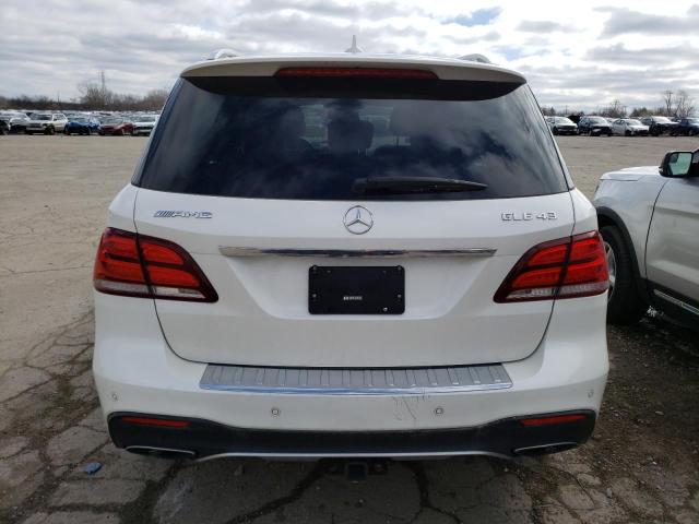 4JGDA6EB9JB036489 - 2018 MERCEDES-BENZ GLE 43 AMG WHITE photo 6