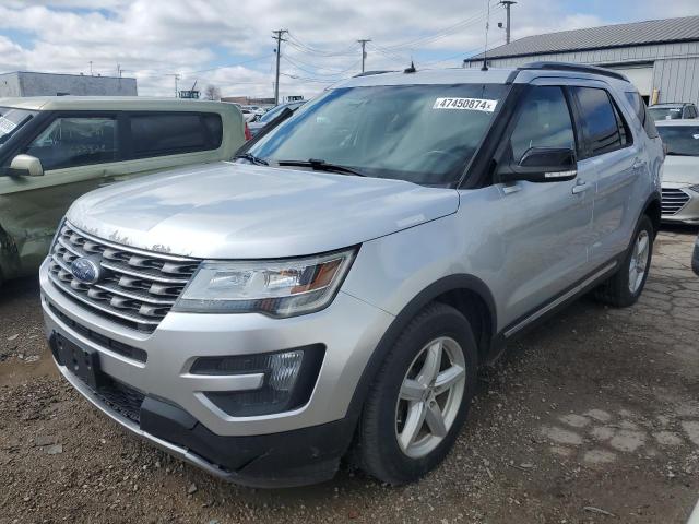 1FM5K8D81GGB63879 - 2016 FORD EXPLORER XLT SILVER photo 1