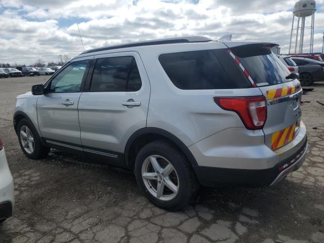 1FM5K8D81GGB63879 - 2016 FORD EXPLORER XLT SILVER photo 2