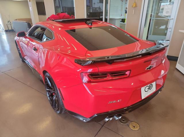 1G1FK1R66J0130585 - 2018 CHEVROLET CAMARO ZL1 RED photo 3