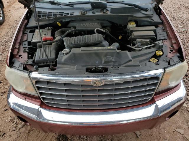 1A8HW58237F516342 - 2007 CHRYSLER ASPEN LIMITED წითელი ფოტო 12
