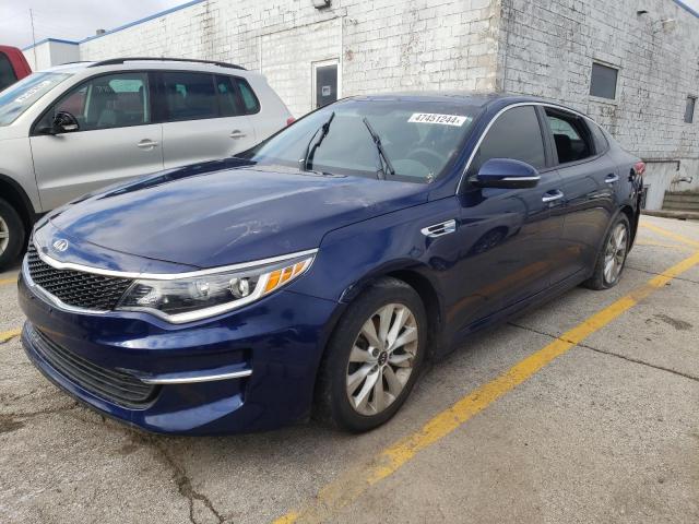 5XXGT4L32JG267157 - 2018 KIA OPTIMA LX BLUE photo 1