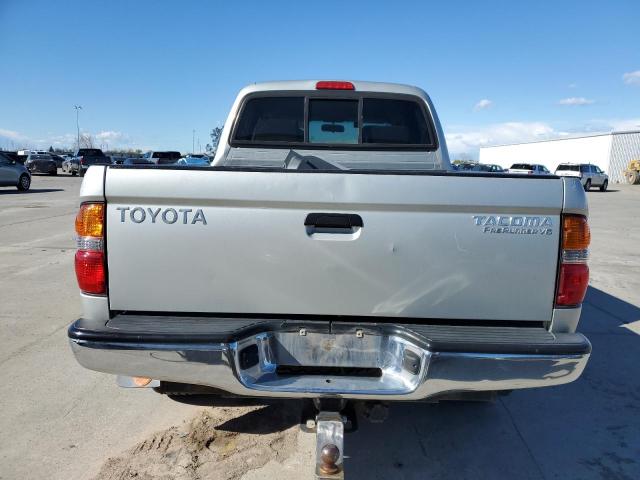 5TEGN92NX3Z253537 - 2003 TOYOTA TACOMA DOUBLE CAB PRERUNNER SILVER photo 6
