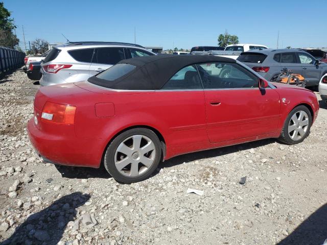 WAUAC48H96K007553 - 2006 AUDI A4 1.8 CABRIOLET RED photo 3