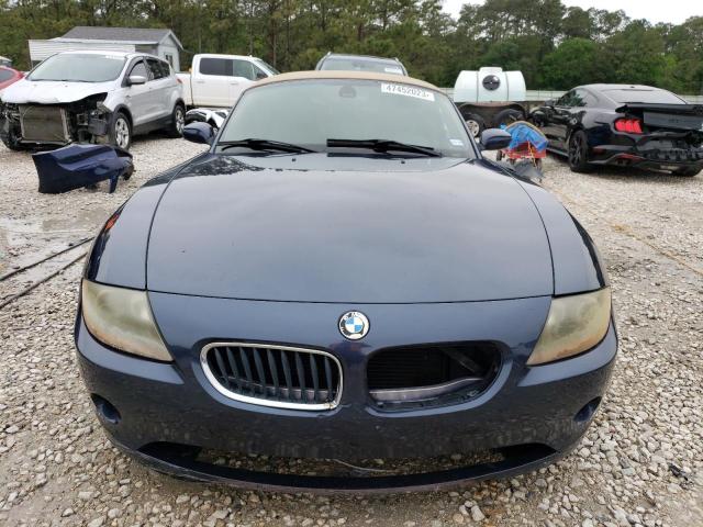 4USBT33403LS44891 - 2003 BMW Z4 2.5 BLUE photo 5