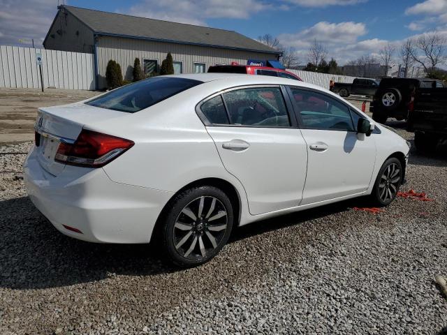 19XFB2F90FE105515 - 2015 HONDA CIVIC EXL WHITE photo 3
