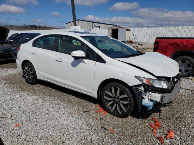 19XFB2F90FE105515 - 2015 HONDA CIVIC EXL WHITE photo 4