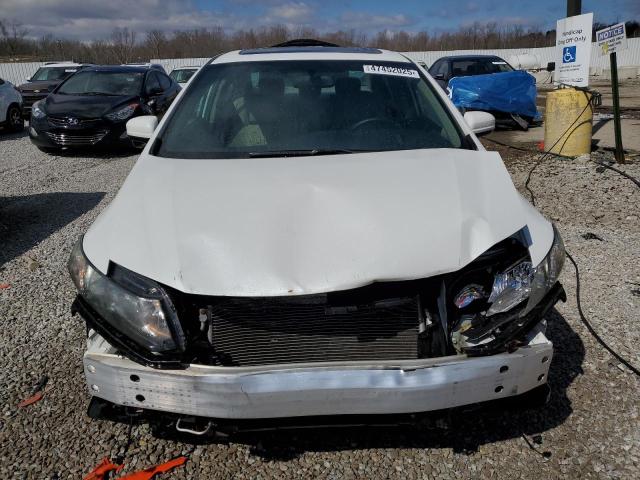 19XFB2F90FE105515 - 2015 HONDA CIVIC EXL WHITE photo 5