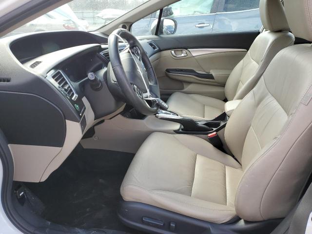 19XFB2F90FE105515 - 2015 HONDA CIVIC EXL WHITE photo 7