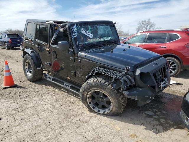 1J4GA59127L120082 - 2007 JEEP WRANGLER SAHARA BLACK photo 4