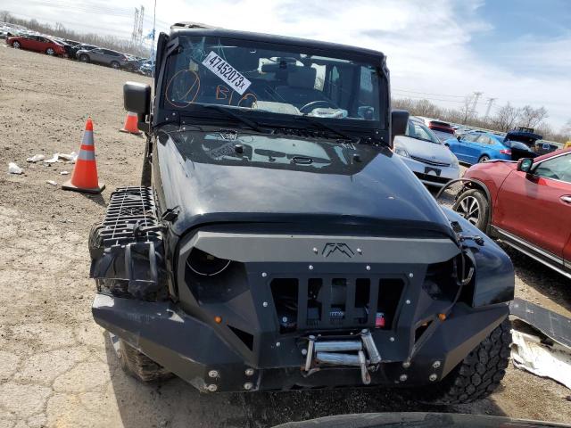 1J4GA59127L120082 - 2007 JEEP WRANGLER SAHARA BLACK photo 5