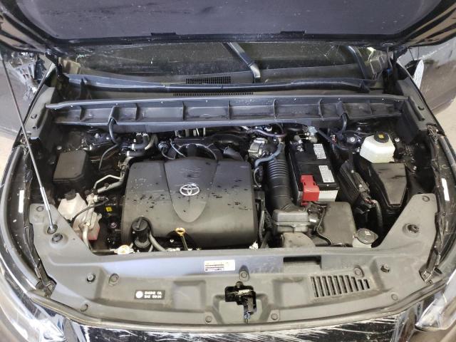 5TDGZRBH5NS582399 - 2022 TOYOTA HIGHLANDER XLE Սև լուսանկար 12