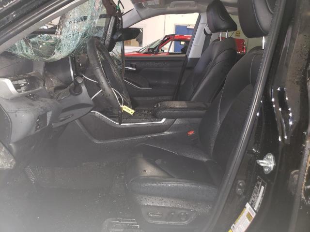 5TDGZRBH5NS582399 - 2022 TOYOTA HIGHLANDER XLE Սև լուսանկար 7