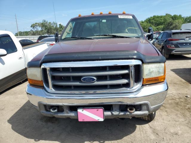 1FTSX31F1XEE18654 - 1999 FORD F350 SRW SUPER DUTY RED photo 5