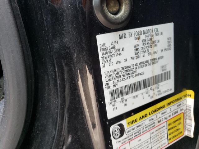 5LMJJ2JT7FEJ05922 - 2015 LINCOLN NAVIGATOR 黑色 照片 13