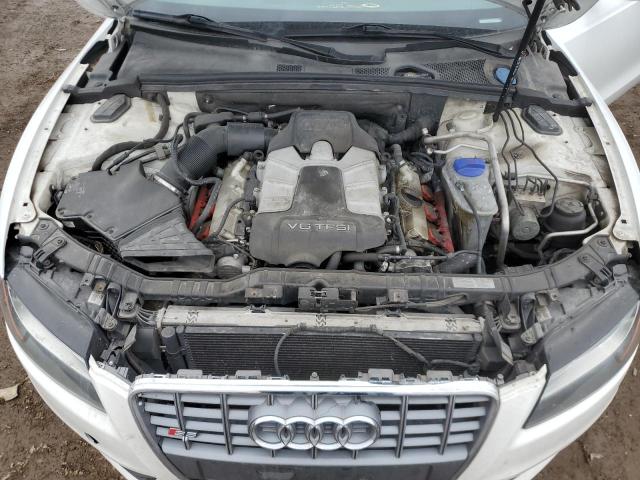 WAUVGAFH3AN007823 - 2010 AUDI S5 PRESTIGE WHITE photo 11