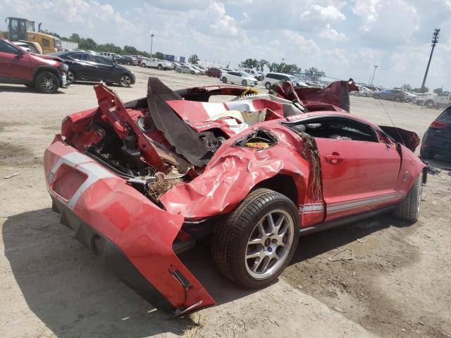 1ZVHT88S785205129 - 2008 FORD MUSTANG SHELBY GT500 RED photo 3