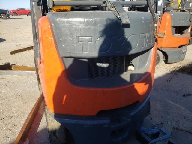 67248 - 2015 TOYOTA FORK LIFT ORANGE photo 7