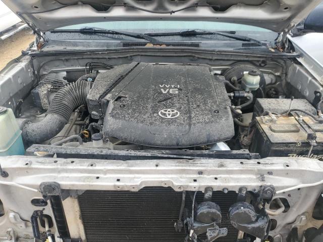 3TMJU4GN9AM109086 - 2010 TOYOTA TACOMA DOUBLE CAB PRERUNNER SILVER photo 11