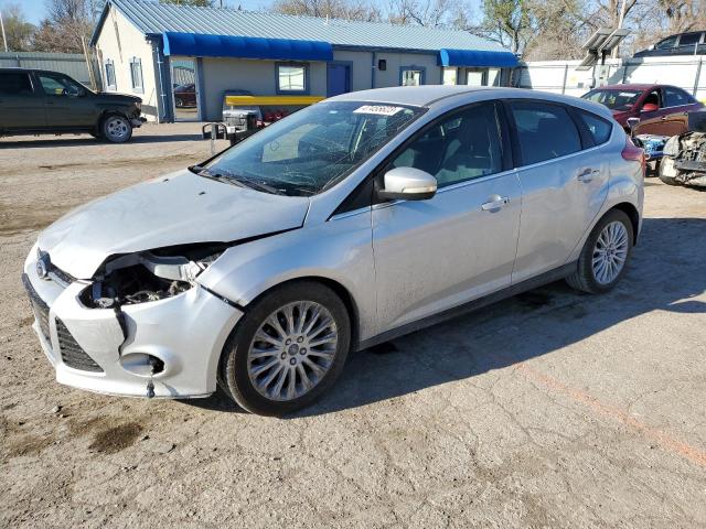 1FAHP3N26CL422597 - 2012 FORD FOCUS TITANIUM SILVER photo 1