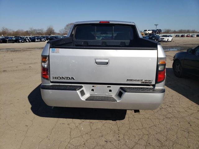 2HJYK16406H522155 - 2006 HONDA RIDGELINE RTS SILVER photo 6