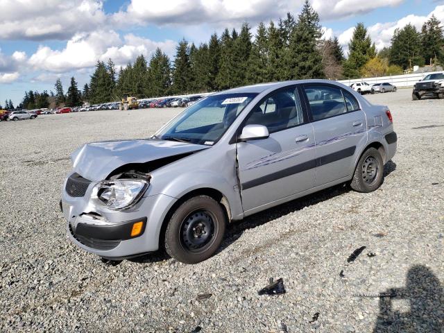 KNADE123866026932 - 2006 KIA RIO SILVER photo 1