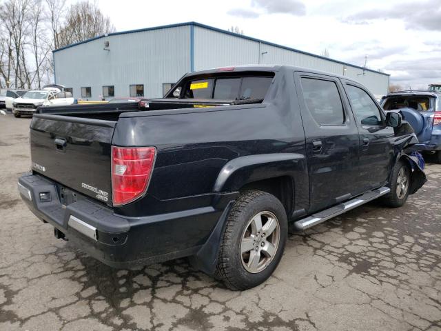 5FPYK16529B102752 - 2009 HONDA RIDGELINE RTL BLACK photo 3