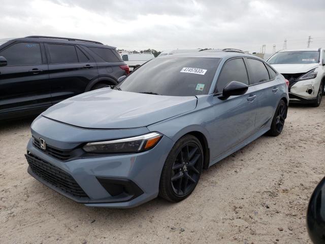 2HGFE2F54NH547867 - 2022 HONDA CIVIC SPORT 蓝色 照片 1