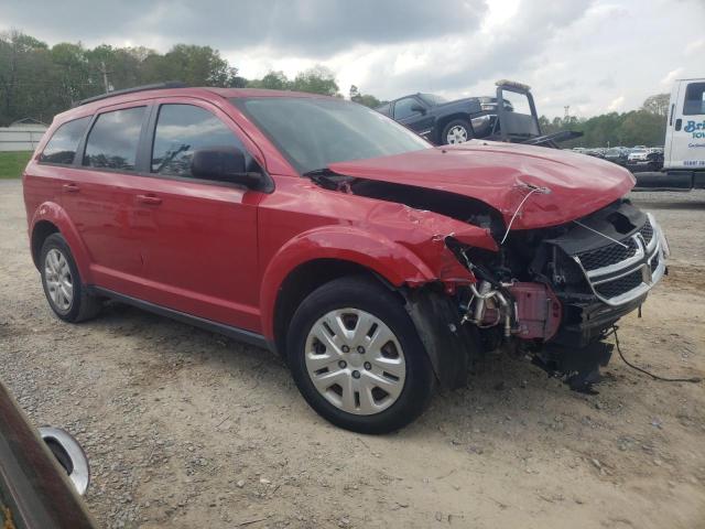 3C4PDCAB9HT599855 - 2017 DODGE JOURNEY SE RED photo 4