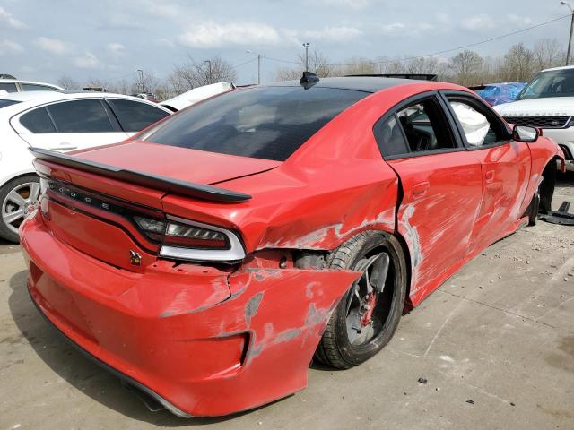 2C3CDXGJ8MH565563 - 2021 DODGE CHARGER SCAT PACK RED photo 3