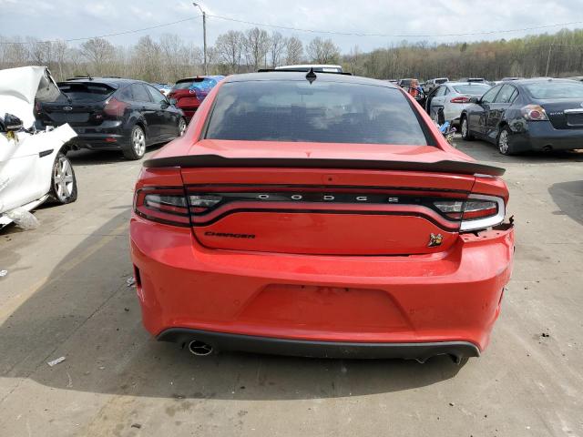 2C3CDXGJ8MH565563 - 2021 DODGE CHARGER SCAT PACK RED photo 6