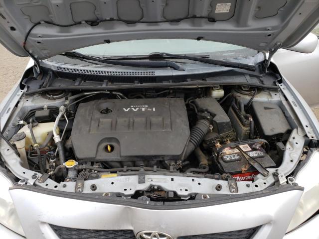 2T1BU4EE4AC277024 - 2010 TOYOTA COROLLA BASE ვერცხლისფერი ფოტო 11