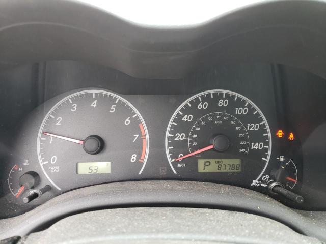 2T1BU4EE4AC277024 - 2010 TOYOTA COROLLA BASE ვერცხლისფერი ფოტო 9