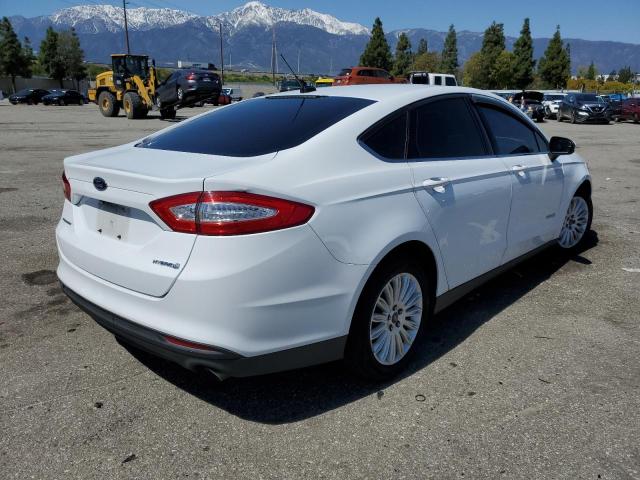 3FA6P0UU1GR342236 - 2016 FORD FUSION S HYBRID WHITE photo 3