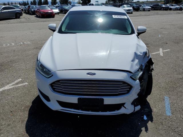 3FA6P0UU1GR342236 - 2016 FORD FUSION S HYBRID WHITE photo 5