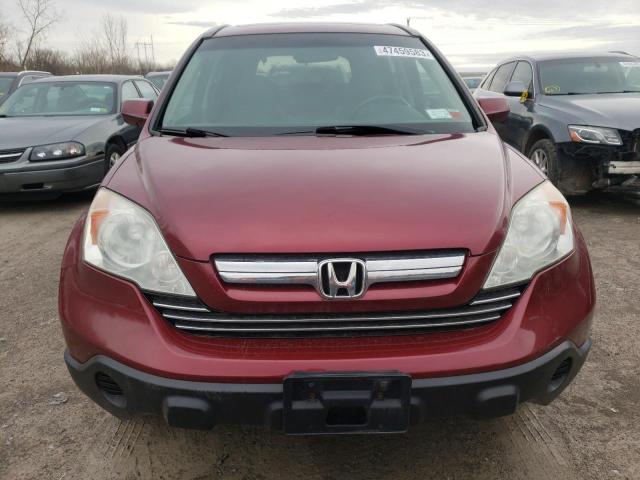 5J6RE48709L006419 - 2009 HONDA CR-V EXL BURGUNDY photo 5